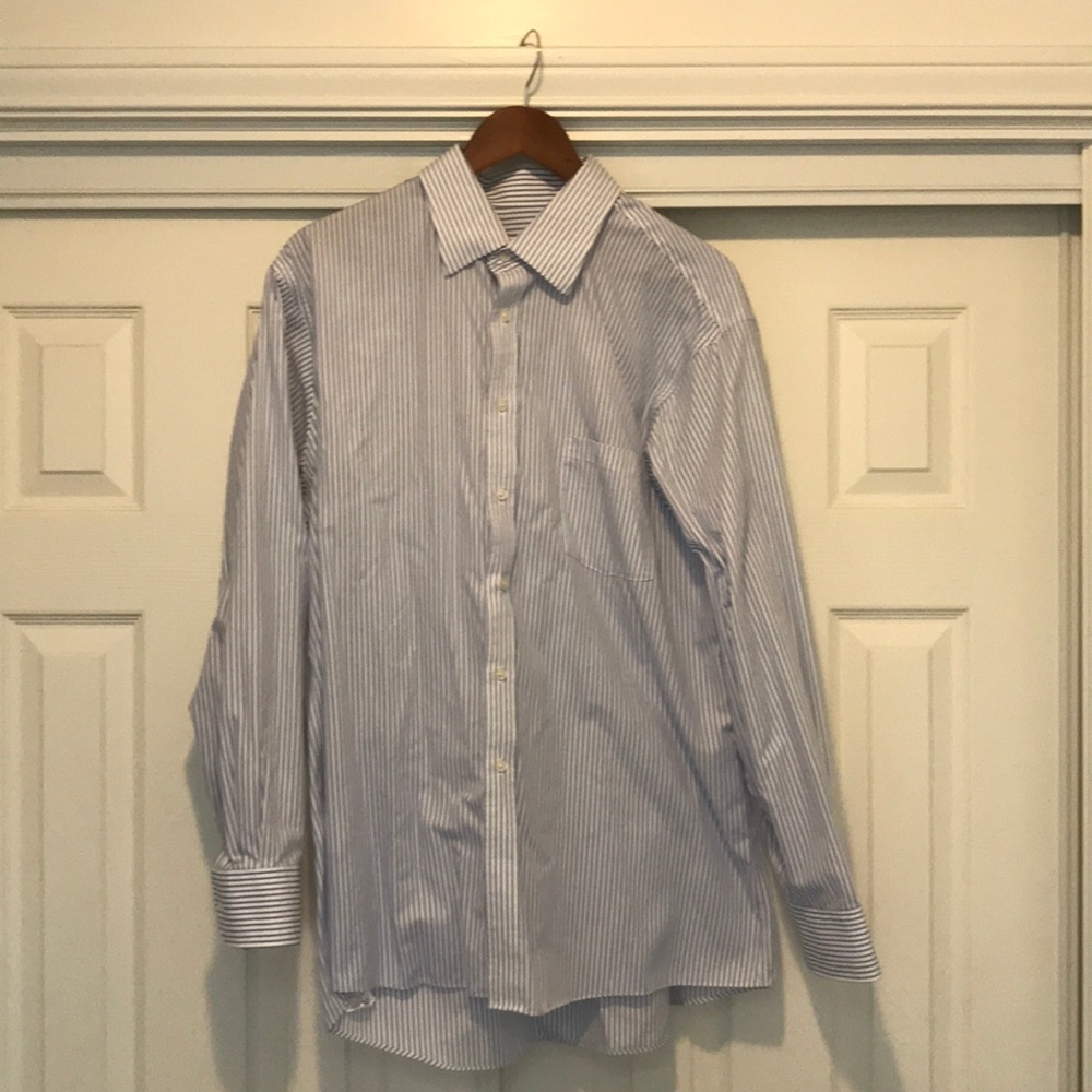 Mens Joseph Abboud size XL button up. Blue & white